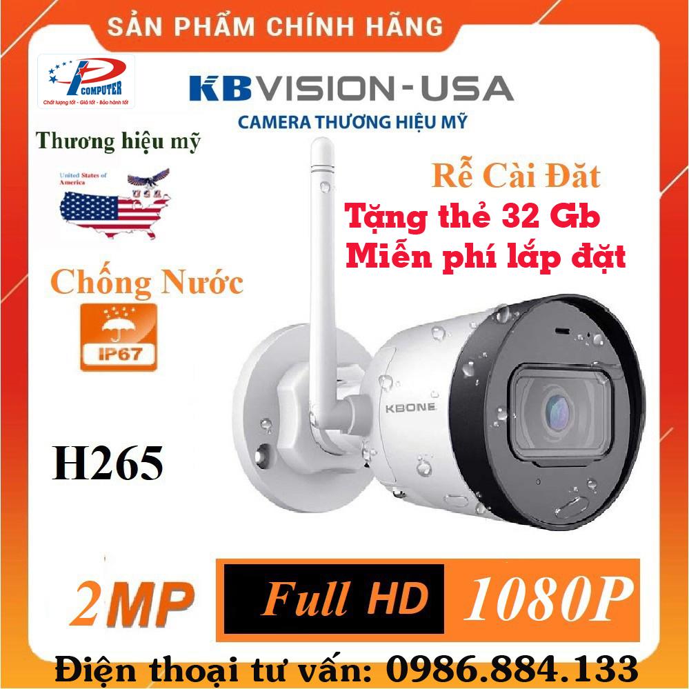 Camera IP Wifi 2.0MP KBONE KN-2001WN