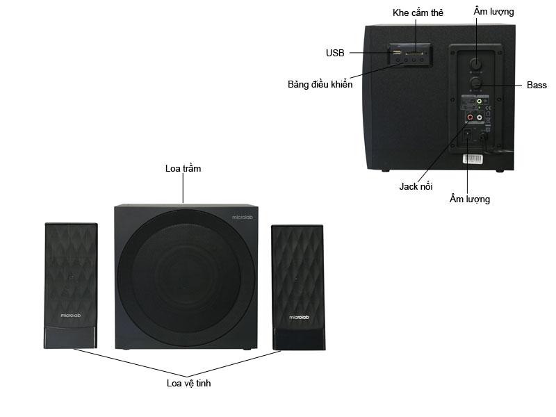 Loa Bluetooth Microlab M300BT