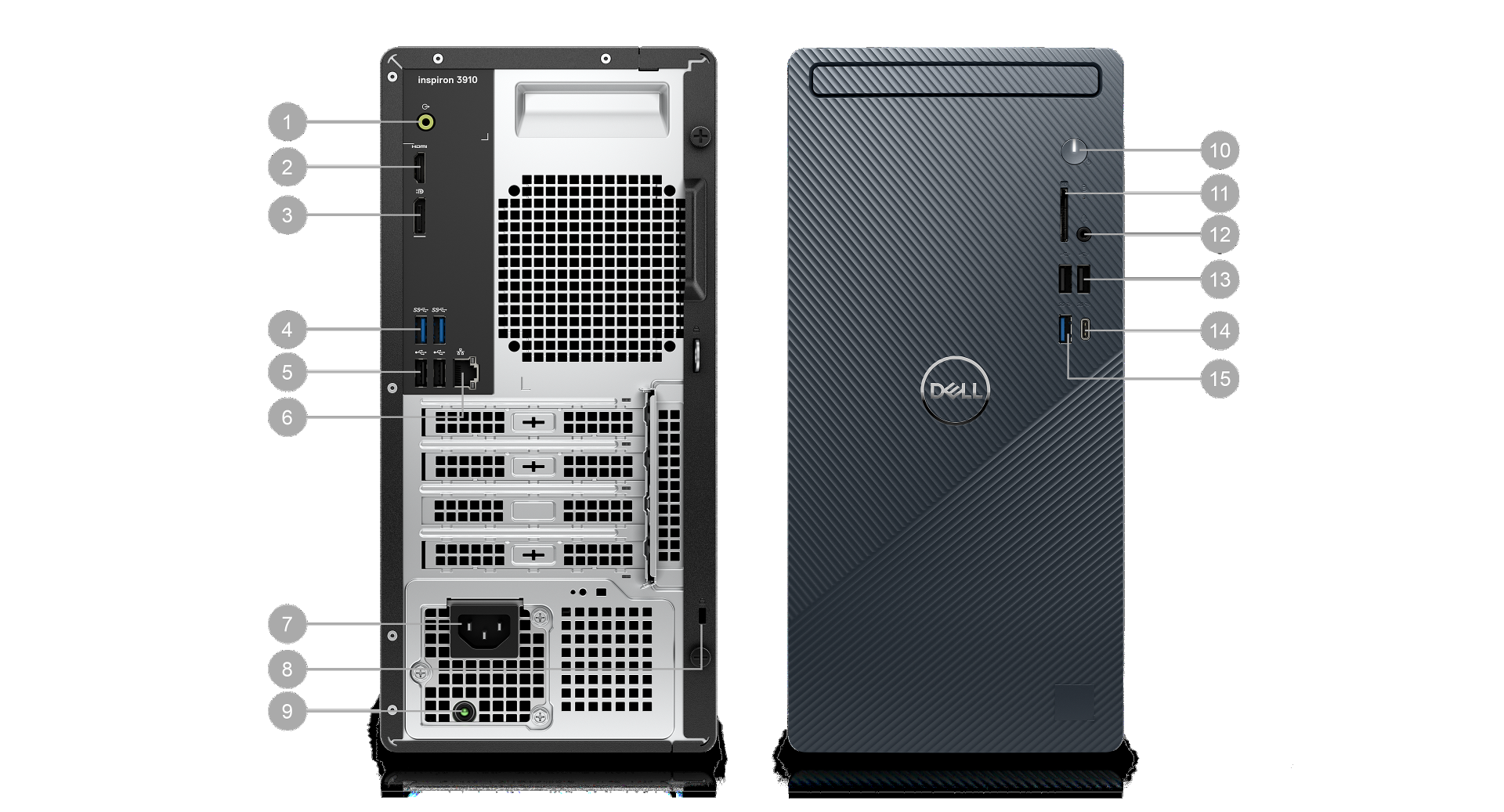 PC Dell Vostro 3910MT (9M2DD2) (i5-12400/8GB RAM/512GB SSD/WL+BT/K+M/Office/Win11) (9M2DD2)