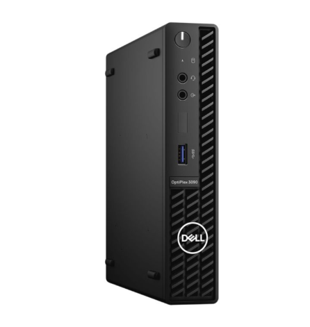 Máy tính để bàn Dell OptiPlex 3090 Micro (42OC390002)/ intel Core i3-10105T (up to 3.9GHz, 6M)/ RAM 4GB/ 256GB SSD/ Intel Q470 Chipset/ WF BL/ M&K/ Ubuntu/ ProSupport/ 1Yr