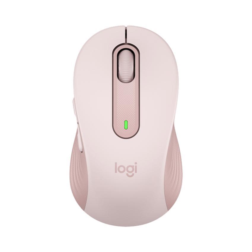 Chuột không dây Logitech M650 Signature Rose (USB/Bluetooth/Pin AA/Hồng)