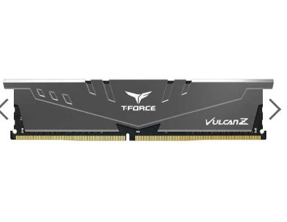 Ram DDR4 TeamGroup 8G/3200 T-Force Vulcan Z Gaming (1x 8GB) (TLZGD48G3200HC16FBK) (Xám)