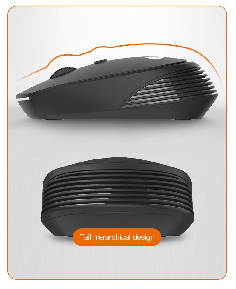 Chuột không dây Lecoo WS202 hồng (USB) 2