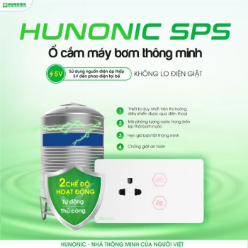 Ổ Cắm Máy Bơm Hunonic SPS Chống Giật An Toàn