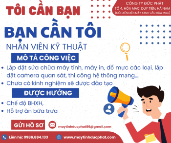 TUYỂN NHÂN VIÊN ĐI LÀM LUÔN